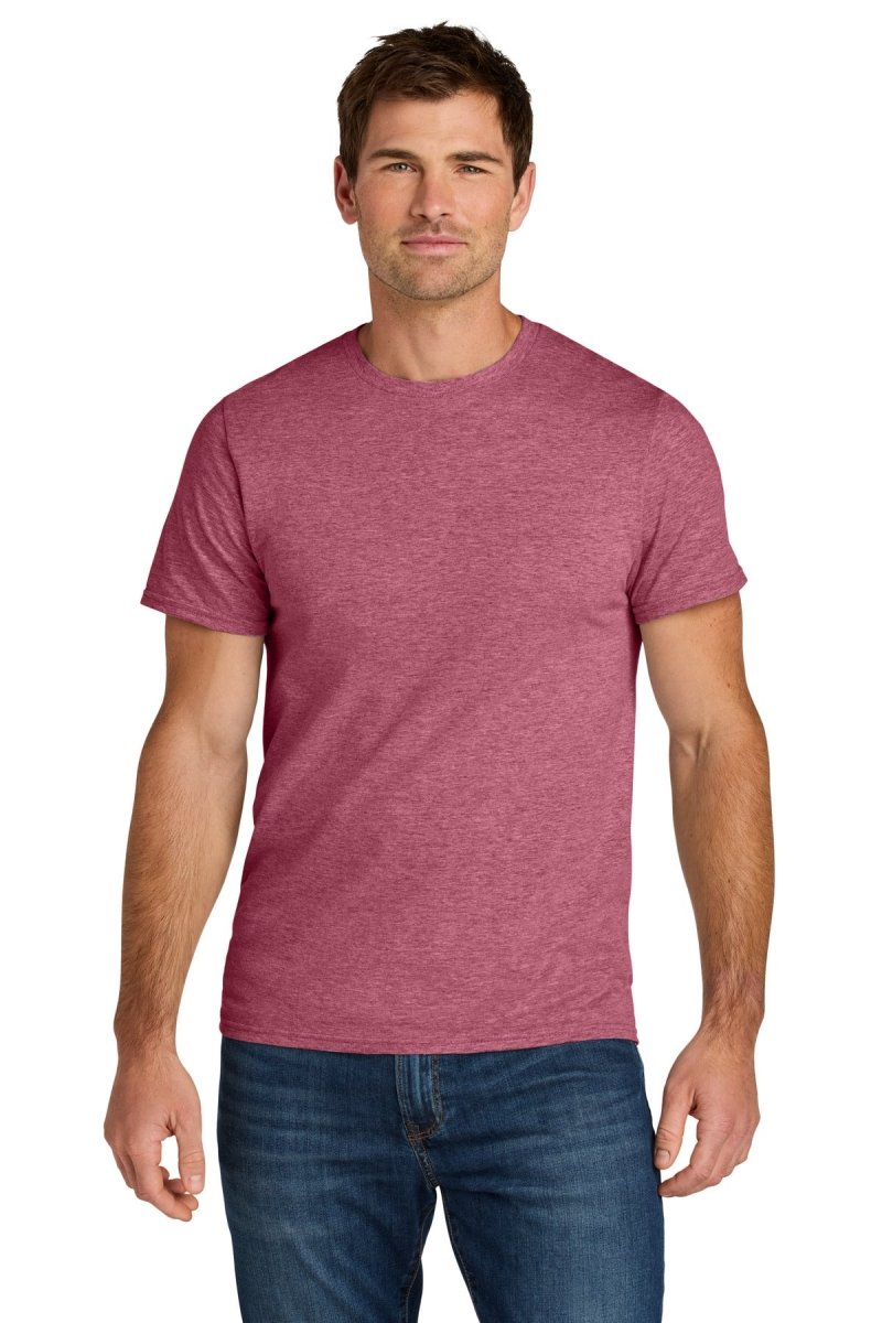 Jerzees Ultimate ™ Unisex Ring Spun T-Shirt IC46M - Jerzees IC46M Raspberry Heather S T-Shirts