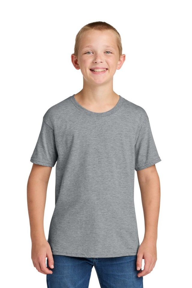 Jerzees Ultimate ™ Youth Ring Spun T-Shirt IC46B - Jerzees IC46B Athletic Heather XS T-Shirts