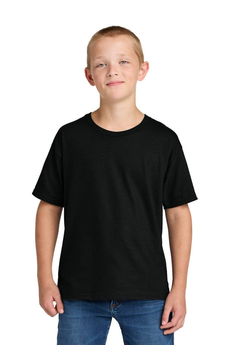 Jerzees Ultimate ™ Youth Ring Spun T-Shirt IC46B - Jerzees IC46B Black Ink XS T-Shirts