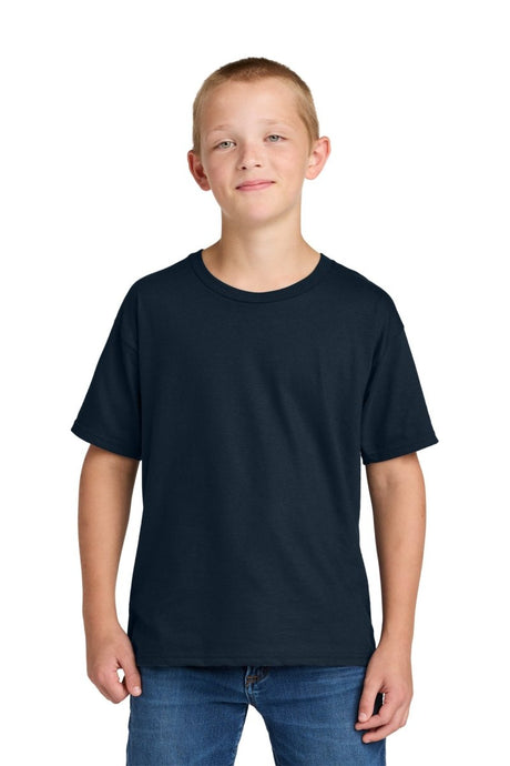 Jerzees Ultimate ™ Youth Ring Spun T-Shirt IC46B - Jerzees IC46B J. Navy XS T-Shirts