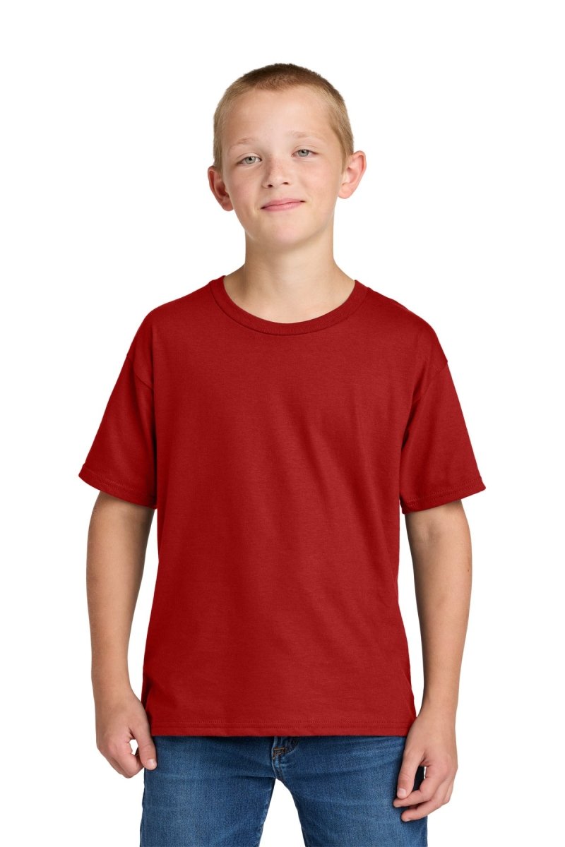 Jerzees Ultimate ™ Youth Ring Spun T-Shirt IC46B - Jerzees IC46B True Red XS T-Shirts