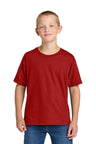 Jerzees Ultimate ™ Youth Ring Spun T-Shirt IC46B - Jerzees IC46B True Red XS T-Shirts