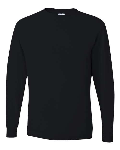 JERZEES Unisex Dri - Power® Long Sleeve 50/50 T-Shirt - JERZEES 29LSR Black S Short Sleeve T-Shirts