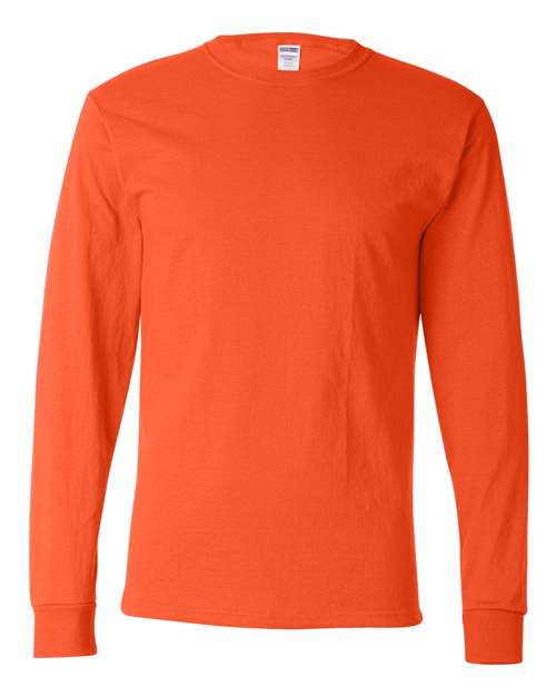 JERZEES Unisex Dri - Power® Long Sleeve 50/50 T-Shirt - JERZEES 29LSR Burnt Orange S Short Sleeve T-Shirts
