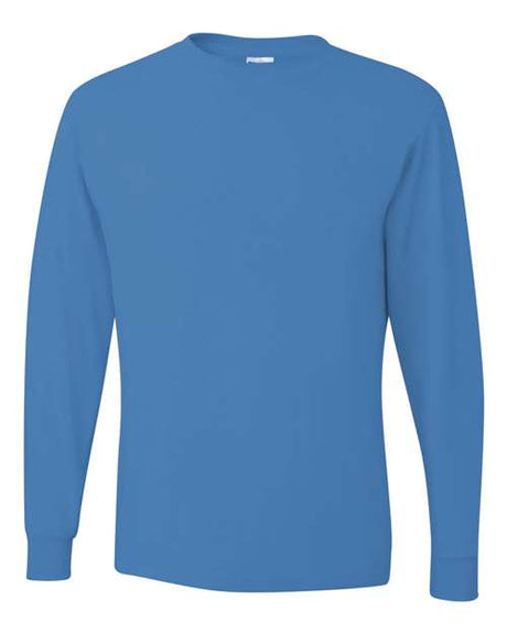 JERZEES Unisex Dri - Power® Long Sleeve 50/50 T-Shirt - JERZEES 29LSR Columbia Blue S Short Sleeve T-Shirts