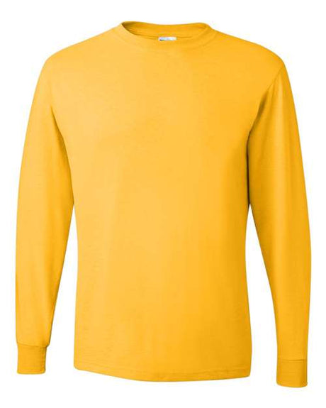 JERZEES Unisex Dri - Power® Long Sleeve 50/50 T-Shirt - JERZEES 29LSR Island Yellow S Short Sleeve T-Shirts