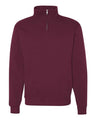 JERZEES Unisex Nublend® Cadet Collar Quarter - Zip Sweatshirt - JERZEES 995MR Maroon 2XL Zip Hoodies