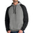 Jerzees ® Unisex NuBlend ® Colorblock Raglan Hoodie Sweatshirt 96C - Jerzees 96C Oxford/ Black S Sweatshirts/Fleece
