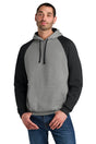 Jerzees ® Unisex NuBlend ® Colorblock Raglan Hoodie Sweatshirt 96C - Jerzees 96C Oxford/ Black S Sweatshirts/Fleece