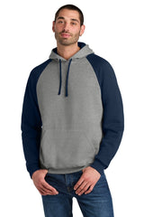 Jerzees ® Unisex NuBlend ® Colorblock Raglan Hoodie Sweatshirt 96C - Jerzees 96C Oxford/ J. Navy S Sweatshirts/Fleece
