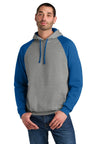 Jerzees ® Unisex NuBlend ® Colorblock Raglan Hoodie Sweatshirt 96C - Jerzees 96C Oxford/ Royal S Sweatshirts/Fleece