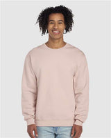 JERZEES Unisex NuBlend® Crewneck Sweatshirt - JERZEES 562MR Blush Pink L Crewneck Sweatshirts