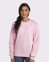 JERZEES Unisex NuBlend® Crewneck Sweatshirt - JERZEES 562MR Classic Pink S Crewneck Sweatshirts