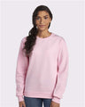 JERZEES Unisex NuBlend® Crewneck Sweatshirt - JERZEES 562MR Classic Pink S Crewneck Sweatshirts