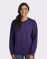 JERZEES Unisex NuBlend® Crewneck Sweatshirt - JERZEES 562MR Deep Purple S Crewneck Sweatshirts