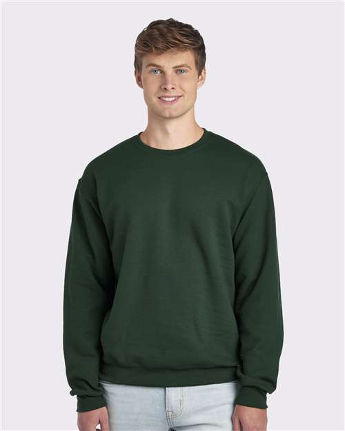 JERZEES Unisex NuBlend® Crewneck Sweatshirt - JERZEES 562MR Forest Green S Crewneck Sweatshirts
