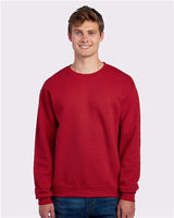 JERZEES Unisex NuBlend® Crewneck Sweatshirt - JERZEES 562MR True Red S Crewneck Sweatshirts