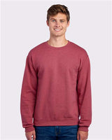 JERZEES Unisex NuBlend® Crewneck Sweatshirt - JERZEES 562MR Vintage Heather Red S Crewneck Sweatshirts