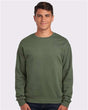 JERZEES Unisex NuBlend® Crewneck Sweatshirt - Military Green Heather - JERZEES 562MR Military Green Heather S Crewneck Sweatshirts