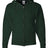 JERZEES Unisex NuBlend® Full - Zip Hooded Sweatshirt - JERZEES 993MR Forest Green M Zip Hoodies