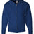 JERZEES Unisex NuBlend® Full - Zip Hooded Sweatshirt - JERZEES 993MR Royal S Zip Hoodies