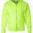 JERZEES Unisex NuBlend® Full - Zip Hooded Sweatshirt - JERZEES 993MR Safety Green S Zip Hoodies