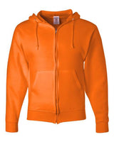 JERZEES Unisex NuBlend® Full - Zip Hooded Sweatshirt - JERZEES 993MR Safety Orange S Zip Hoodies