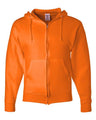 JERZEES Unisex NuBlend® Full - Zip Hooded Sweatshirt - JERZEES 993MR Safety Orange S Zip Hoodies