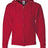JERZEES Unisex NuBlend® Full - Zip Hooded Sweatshirt - JERZEES 993MR True Red S Zip Hoodies