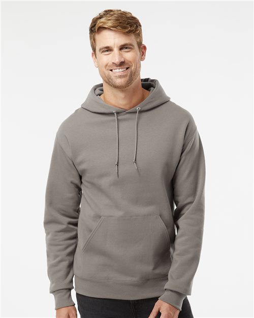JERZEES Unisex NuBlend® Hooded Sweatshirt - JERZEES 996MR Ash M Sweatshirts