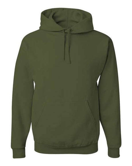JERZEES Unisex NuBlend® Hooded Sweatshirt - JERZEES 996MR Military Green S Sweatshirts
