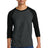 Jerzees ® Unisex Premium Blend Combed Ring Spun 3/4 - Sleeve Raglan 560R - Jerzees 560R Black Ink Heather/ Black Ink S T-Shirts