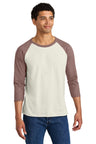 Jerzees ® Unisex Premium Blend Combed Ring Spun 3/4 - Sleeve Raglan 560R - Jerzees 560R Sweet Cream Heather/ Heather Mauve S T-Shirts
