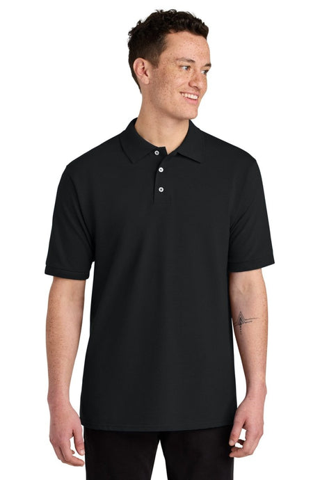 Jerzees ® Unisex Premium Ring Spun Cotton Pique Sport Shirt 443M - Jerzees 443M Black S Polos/Knits