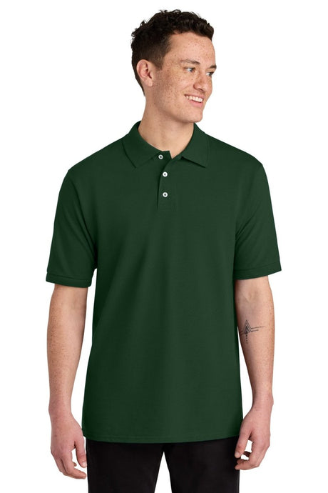 Jerzees ® Unisex Premium Ring Spun Cotton Pique Sport Shirt 443M - Jerzees 443M Forest Green S Polos/Knits