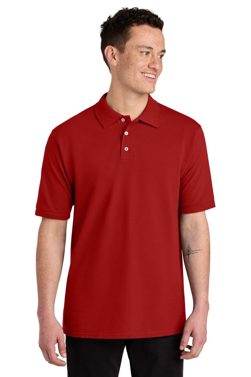Jerzees ® Unisex Premium Ring Spun Cotton Pique Sport Shirt 443M - Jerzees 443M True Red S Polos/Knits
