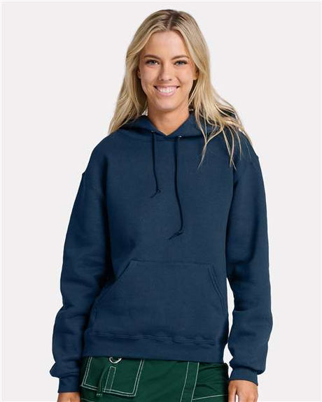 JERZEES Unisex Rugged Hooded Sweatshirt - JERZEES H12MR Washed Navy S Sweatshirts