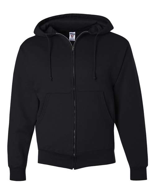 JERZEES Unisex Super Sweats NuBlend® Full - Zip Hooded Sweatshirt - JERZEES 4999MR Black 3XL Zip Hoodies