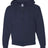 JERZEES Unisex Super Sweats NuBlend® Full - Zip Hooded Sweatshirt - JERZEES 4999MR J. Navy S Zip Hoodies