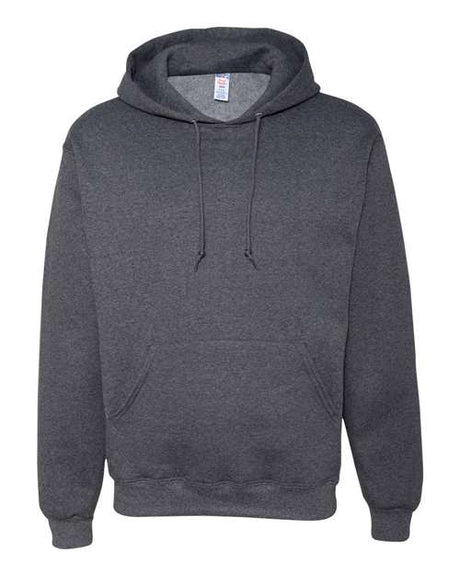 JERZEES Unisex Super Sweats NuBlend® Hooded Sweatshirt - JERZEES 4997MR Black Heather S Sweatshirts