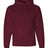 JERZEES Unisex Super Sweats NuBlend® Hooded Sweatshirt - JERZEES 4997MR Maroon S Sweatshirts