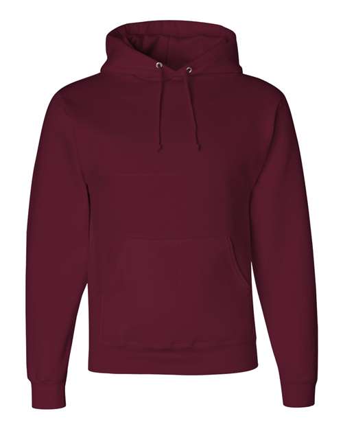 JERZEES Unisex Super Sweats NuBlend® Hooded Sweatshirt - JERZEES 4997MR Maroon S Sweatshirts