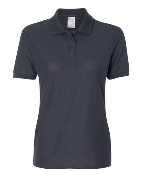 JERZEES Women's Easy Care Piqué Polo - JERZEES 537WR Charcoal Grey S