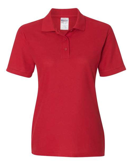 JERZEES Women's Easy Care Piqué Polo - JERZEES 537WR True Red 3XL