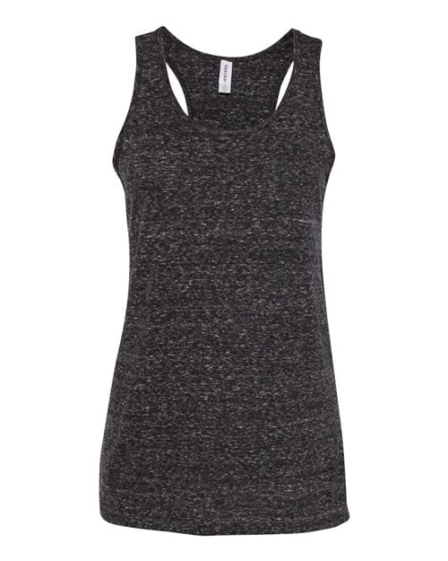 JERZEES Women's Snow Heather Jersey Racerback Tank Top - JERZEES 88WTKR Black Ink S Tank Top
