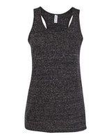 JERZEES Women's Snow Heather Jersey Racerback Tank Top - JERZEES 88WTKR Black Ink S Tank Top