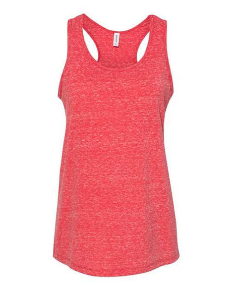 JERZEES Women's Snow Heather Jersey Racerback Tank Top - JERZEES 88WTKR Red S Tank Top
