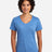 JERZEES Women's Snow Heather Jersey V - Neck T-Shirt - JERZEES 88WVR Royal S Short Sleeve T-Shirts