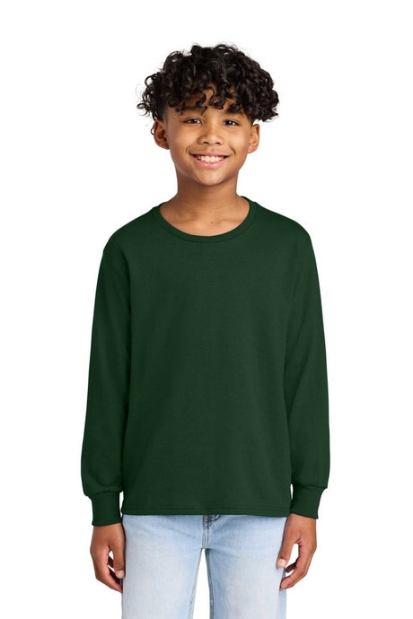 Jerzees ® Youth Dri - Power ® 50/50 Cotton/Poly Long Sleeve 29BL - Jerzees 29BL Forest Green S T-Shirts