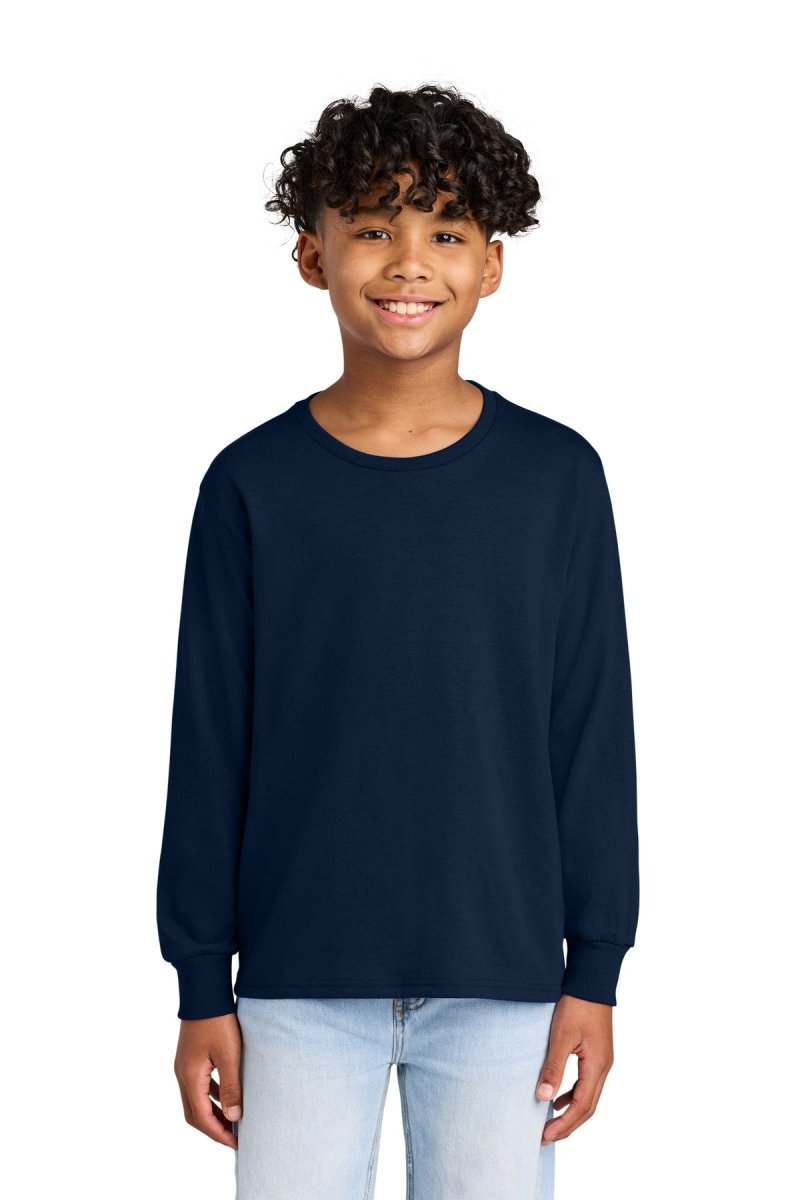 Jerzees ® Youth Dri - Power ® 50/50 Cotton/Poly Long Sleeve 29BL - Jerzees 29BL J. Navy S T-Shirts